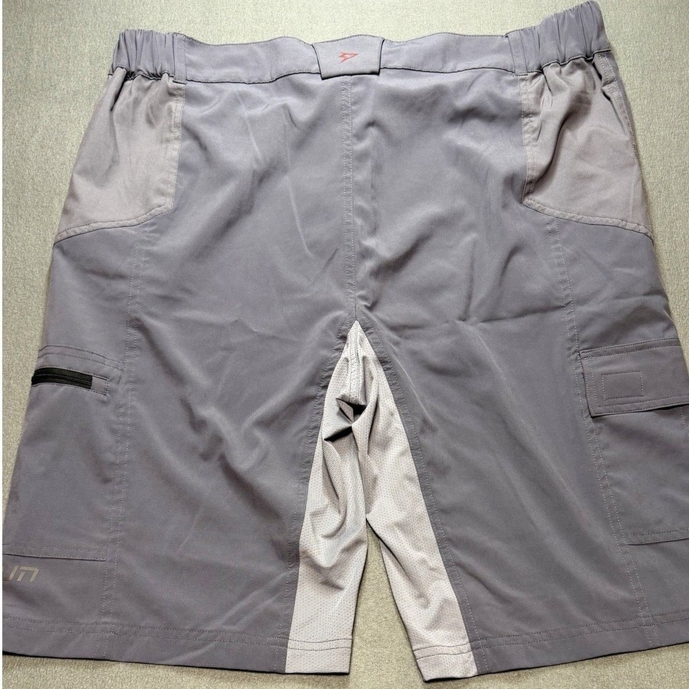 PISCIFUN Men's Performance Cargo Shorts Quick Dry Lightweight Gray Size L - Picture 2 of 5